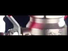 황동 볼 밸브, 전체 흐름, 암컷/여성, 평평한 레버 핸들