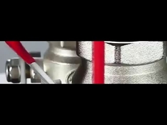 황동 볼 밸브, 풀 플로우, 수/암, 플랫 레버 핸들