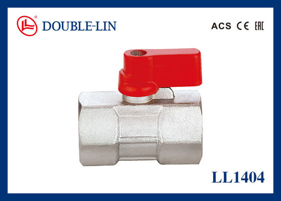 여성 X 여성 25 바 청동 미니 볼 밸브 니켈 접착