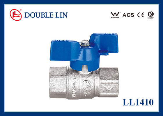 DZR 1/2" ~ 1" 암나사 X 암나사 긴 나사산 25 Bar 황동 볼 밸브 (T 핸들)