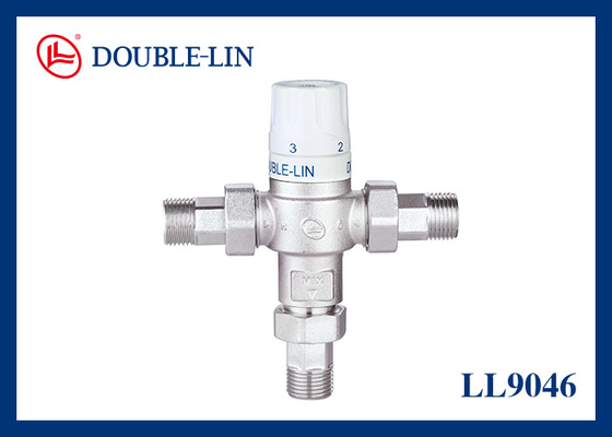 조절 가능한 스케일 방지 서모스탯 혼합 밸브 16 Bar 38℃-65℃