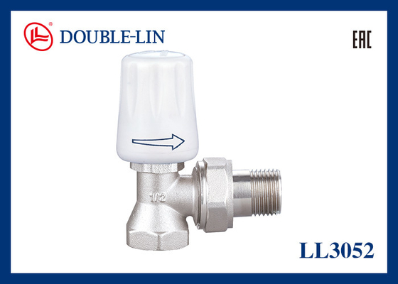 각기 라디에이터 밸브 1/2" 3/4" 크기 BS2779 스레드 32 ° F에서 248 ° F 작업 온도