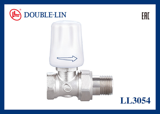 10 바 작업 압력 0°C ~ 120°C 작업 온도 직선 라디에이터 밸브