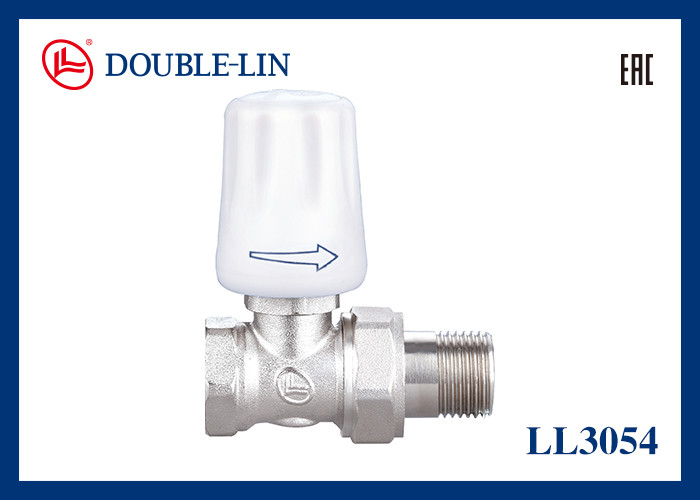 10 바 작업 압력 0°C ~ 120°C 작업 온도 직선 라디에이터 밸브